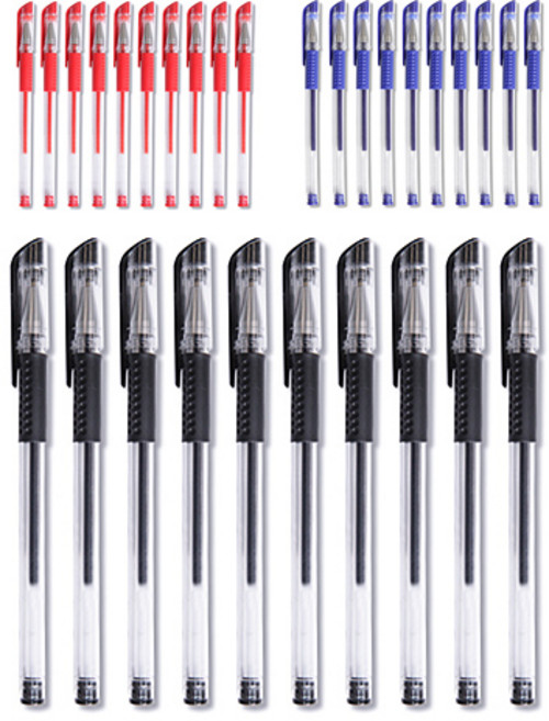 OON MiWi 젤잉크펜 0.5mm, 레드, 블루, 블랙, 30개