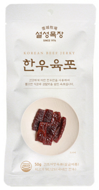 설성목장 한우 육포, 1개, 50g