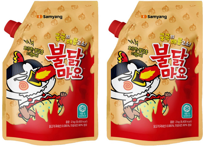 삼양 불닭 마요 소스, 2kg, 2개
