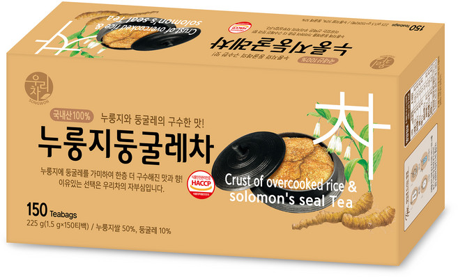 우리차 누룽지 둥글레차, 1.5g, 150개입, 1개