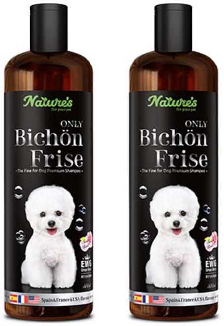 네이쳐스 비숑 강아지 보습샴푸, 500ml, 1개입, 2개