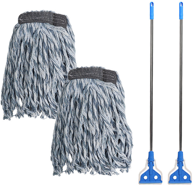 크린메이트 두툼 굵은실 청마포 400g + 스텐마포대 세트, 2세트