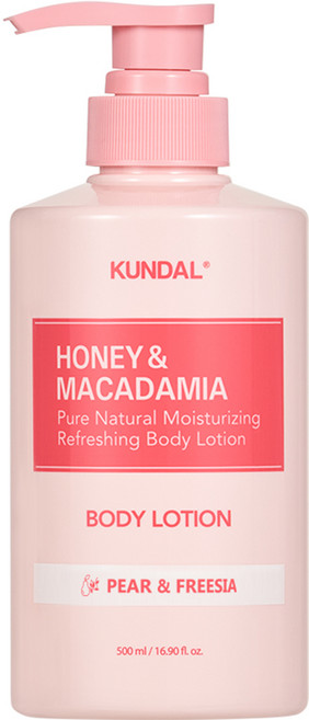 쿤달 퓨어 바디로션 페어앤프리지아향, 500ml, 1개