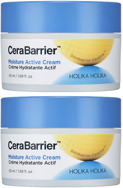 홀리카홀리카 세라베리어 모이스처 액티브 크림, 2개, 50ml