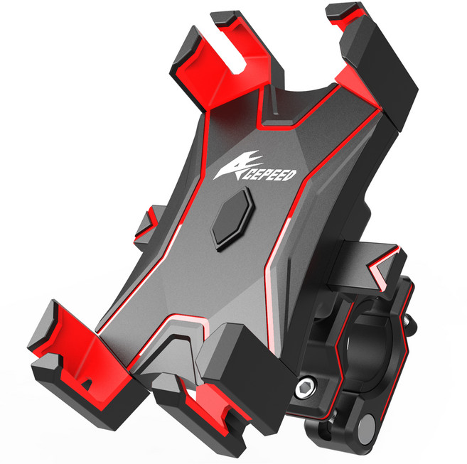 에이스피드 원터치 거치대, 레드, 1개