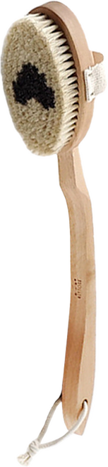 KEYTOSS 詰朵斯 山毛櫸X馬毛 可拆式兩用彎柄沐浴刷 SK5509, 顏色隨機, 1入, 1支