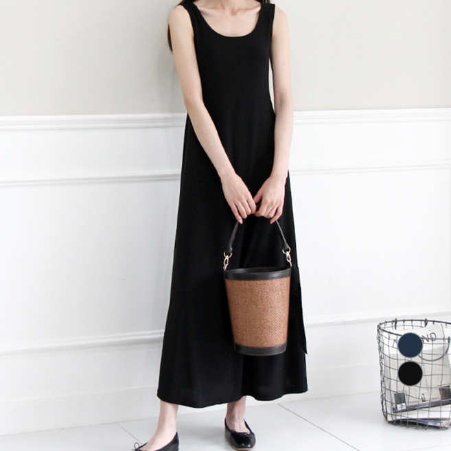 세이스타일 유닛 나시 A롱 원피스 빅사이즈 포함