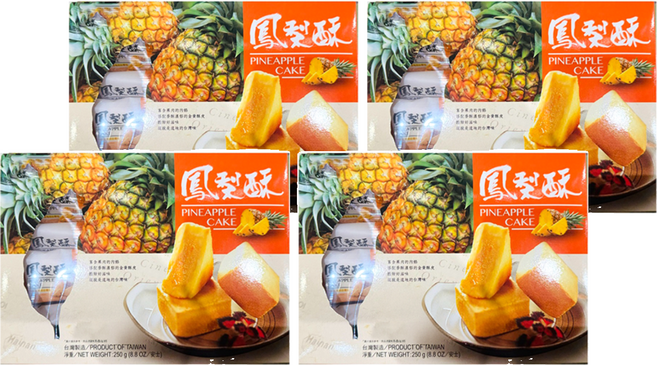 東方水姑娘 原住板屋鳳梨酥, 250g, 4盒