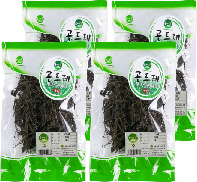 숲자연애 곤드레, 50g, 4개