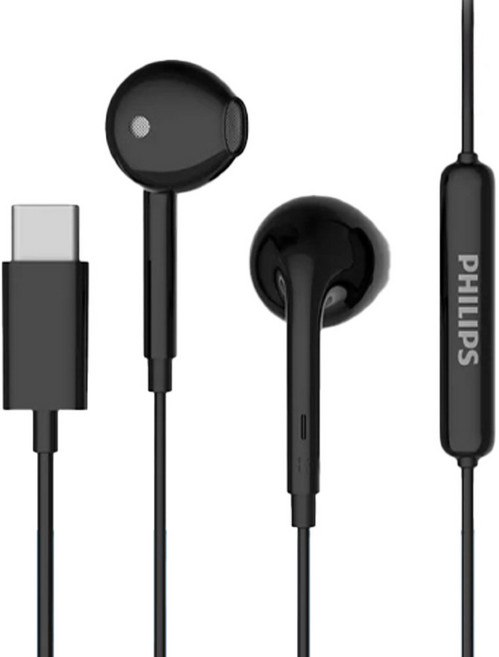 PHILIPS 飛利浦 入耳式耳機, TAE1018, 黑色