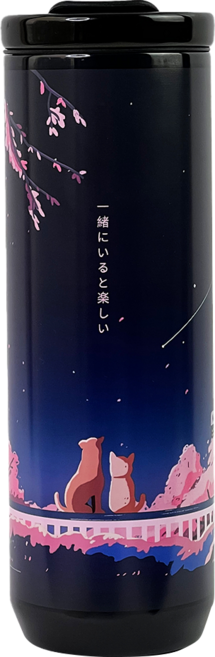 MARU 鈦瓷保溫杯, 櫻花, 720ml, 1個