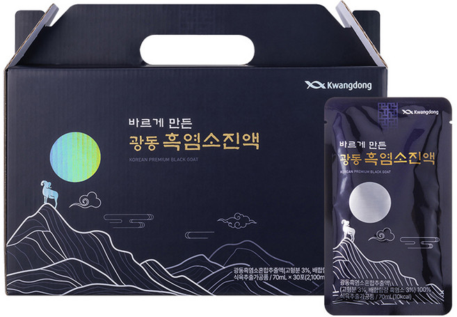 광동 흑염소진액, 2.1L, 1박스