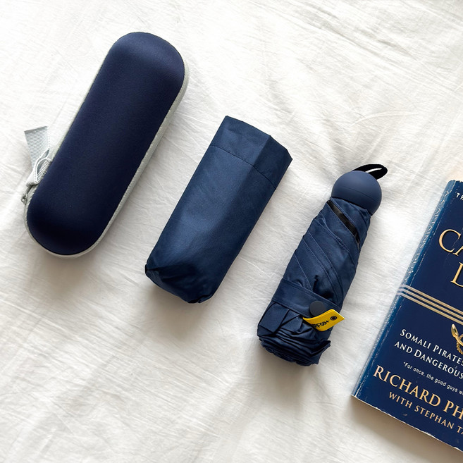 깨비다 미니 5단 자외선차단 마카롱 케이스 우양산