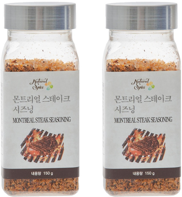 내츄럴스파이스 몬트리얼 스테이크 시즈닝, 150g, 2개