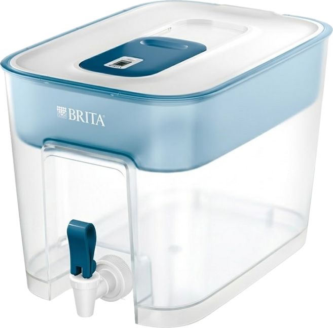 BRITA 台灣公司貨 Flow濾水箱 8.2L, 藍色, 1個, Flow