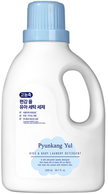 편강율 고농축 세탁 유아 세제, 1.5L, 1개