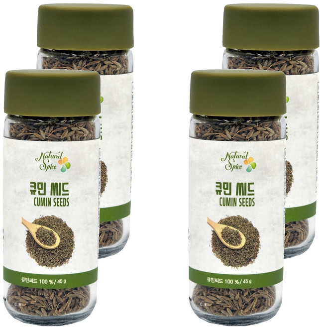 내츄럴스파이스 큐민 씨드, 45g, 4개