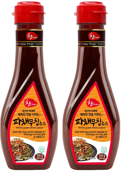 우리식품 파채무침 소스, 310g, 2개