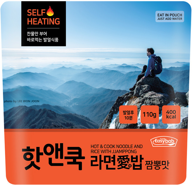 이지밥 핫앤쿡 라면애밥 짬뽕맛, 110g, 1개