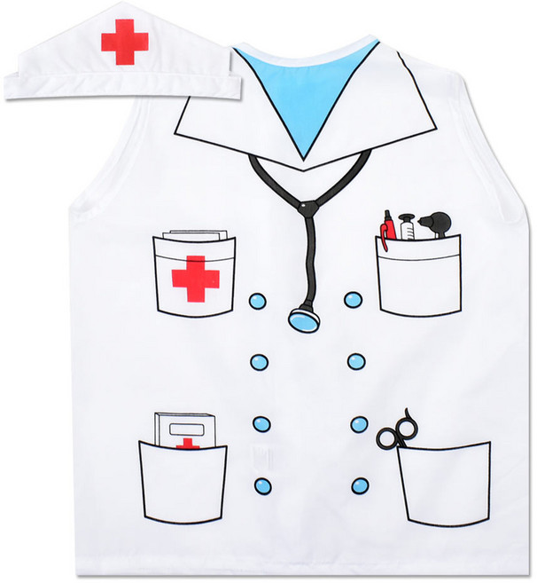 오즈토이 놀이가운 역할놀이의상, 의사, 1개