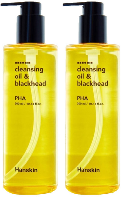 한스킨 클렌징 오일 & 블랙헤드 PHA TZ990066, 300ml, 2개
