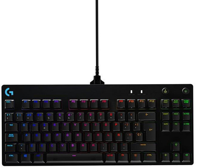 logitech G 羅技G G Pro X 電競 Wired 機械式鍵盤 黑色 Tenkeyless 青軸V2