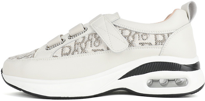 J SHOE 皮革羅馬魔鬼氈運動鞋 4.5cm