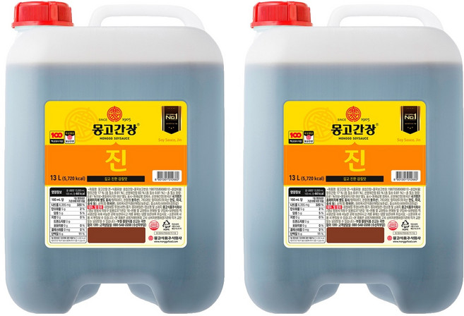 몽고간장 진, 13L, 2개