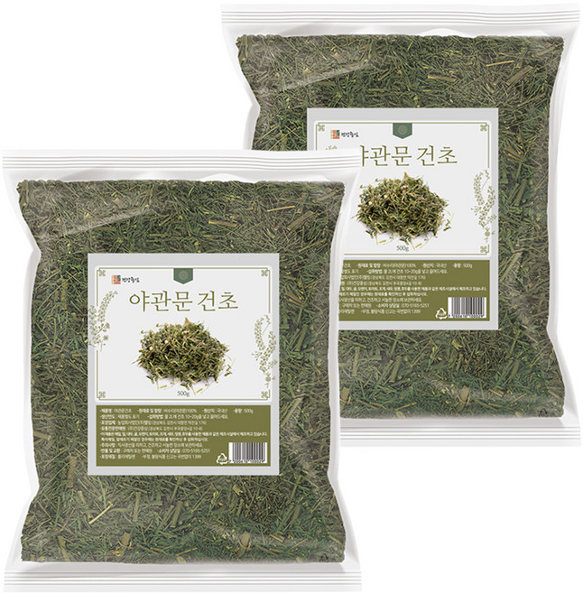 건강중심 말린야관문 건초, 500g, 1개입, 2개