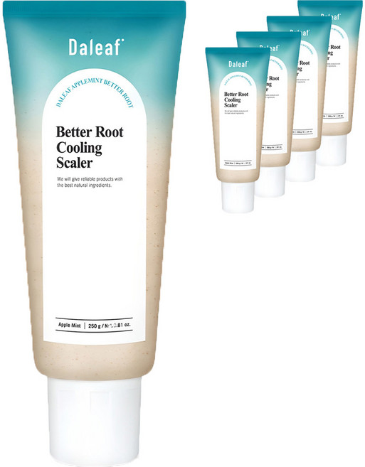 달리프 애플 민트 베러 루트 쿨링 두피 스케일러, 250g, 5개