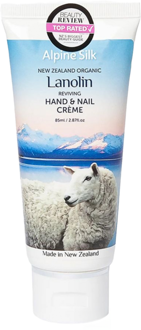 紐西蘭 Alpine Silk 有機綿羊油護手霜 85ml 深層滋潤、保濕修護 告別乾燥粗糙, 1條