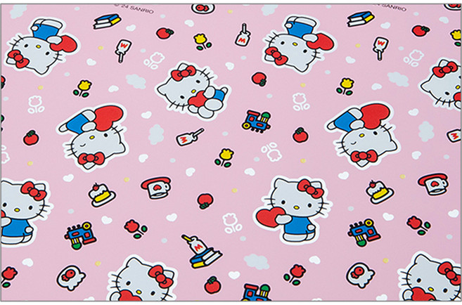 三麗鷗 金屬光澤包裝紙 中, 1個, 粉色