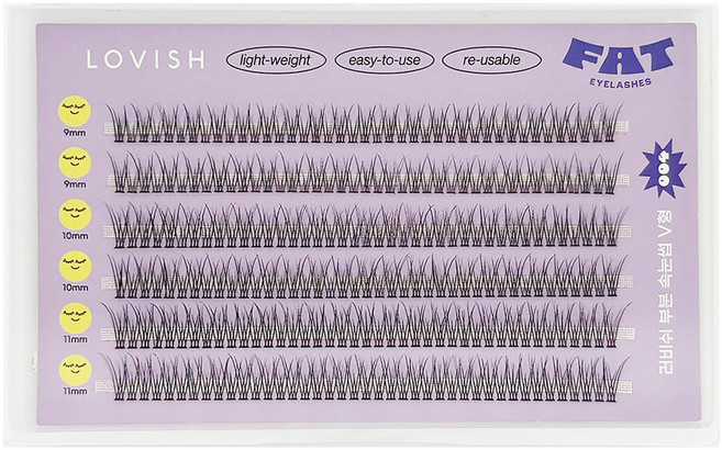 러비쉬 부분 속눈썹 세트, 1개, 004