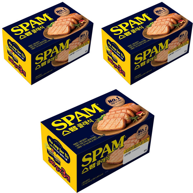스팸 클래식, 340g, 9개