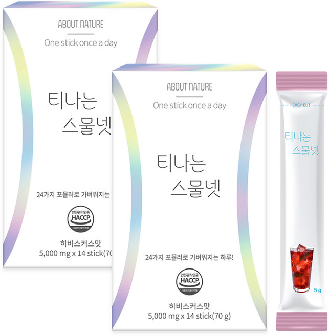 어바웃네이처 티나는 스물넷, 70g, 2개