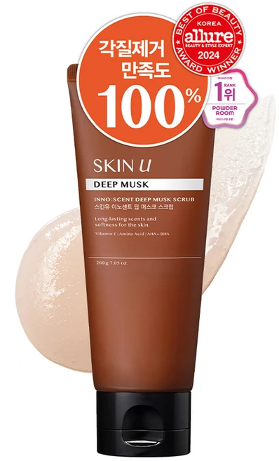 스킨유 이노센트 각질 아크네 케어 바디스크럽 딥머스크, 200g, 1개 - 쿠팡