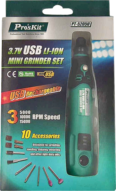 Pro'sKit 寶工 USB充電電磨組, 1組