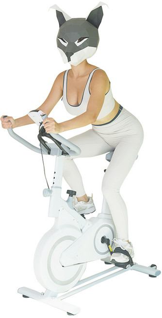 닥터바이크 실내 스피닝 자전거, Q2PH-8748, 화이트