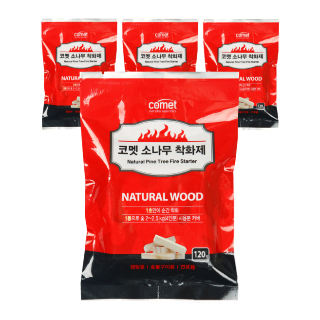 comet 松樹火種, 120g, 4包