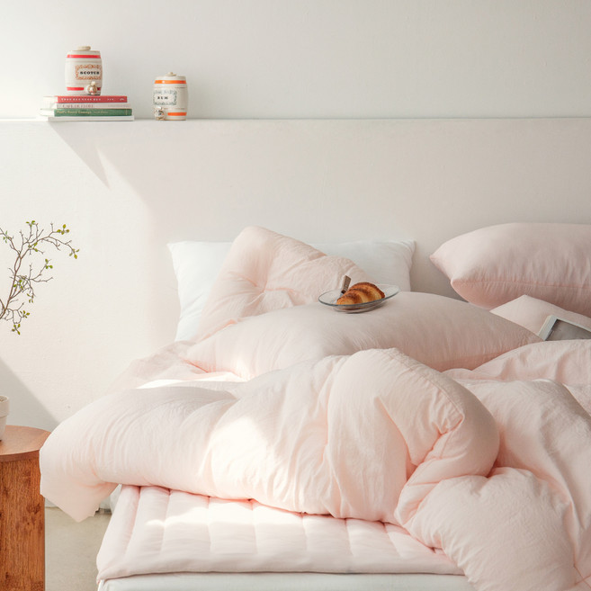 그래이불 국내산 몽글몽글 마이크로 워싱 모달 차렵이불