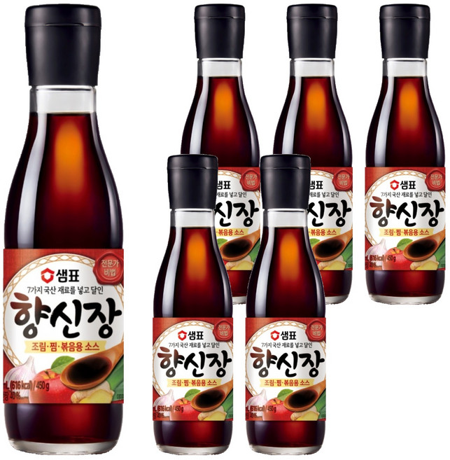 샘표 향신장 조림 찜 볶음용, 450g, 6개