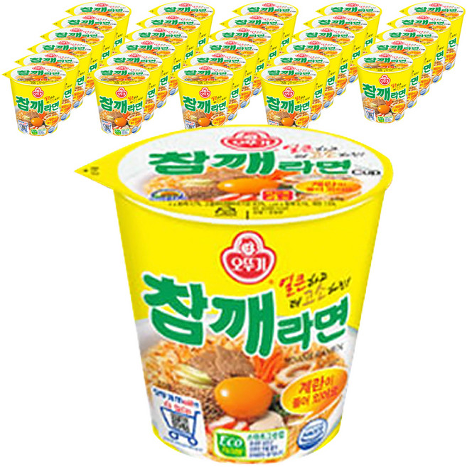 오뚜기 참깨라면 컵 65g, 30개