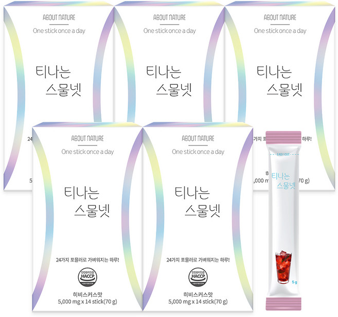 어바웃네이처 티나는 스물넷, 70g, 5개