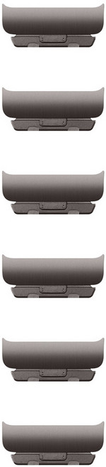 Apple 정품 2024 애플워치 링크 브레이슬릿 키트, 슬레이트, 1개, 44/45/46/49mm