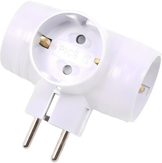 에코파워탭 T자 멀티탭 3구 EPM-403T, 8.5cm, 1개