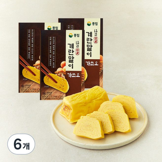 풍요한아침 가쓰오 계란말이, 150g, 6개