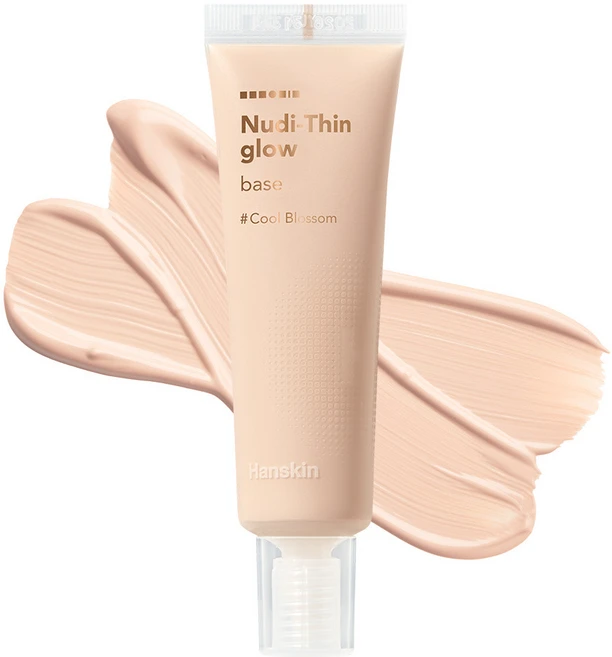 한스킨 누디 씬 글로우 베이스 30ml, 1개, 쿨블라썸 17~21호 - 쿠팡