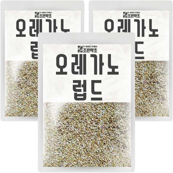 조은약초 오레가노 럽드, 3개, 600g
