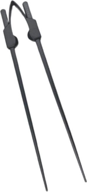 올어바웃하나 킨슨 젓가락, 블랙, 1개