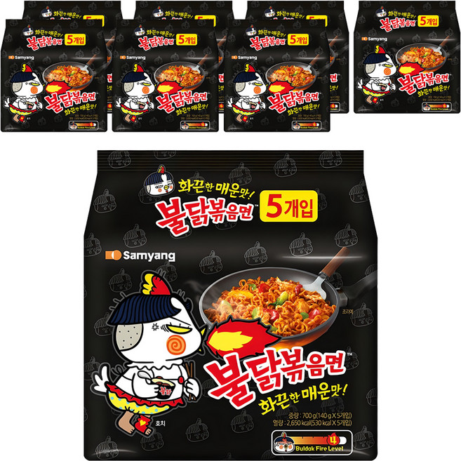 삼양 불닭볶음면 140g, 40개